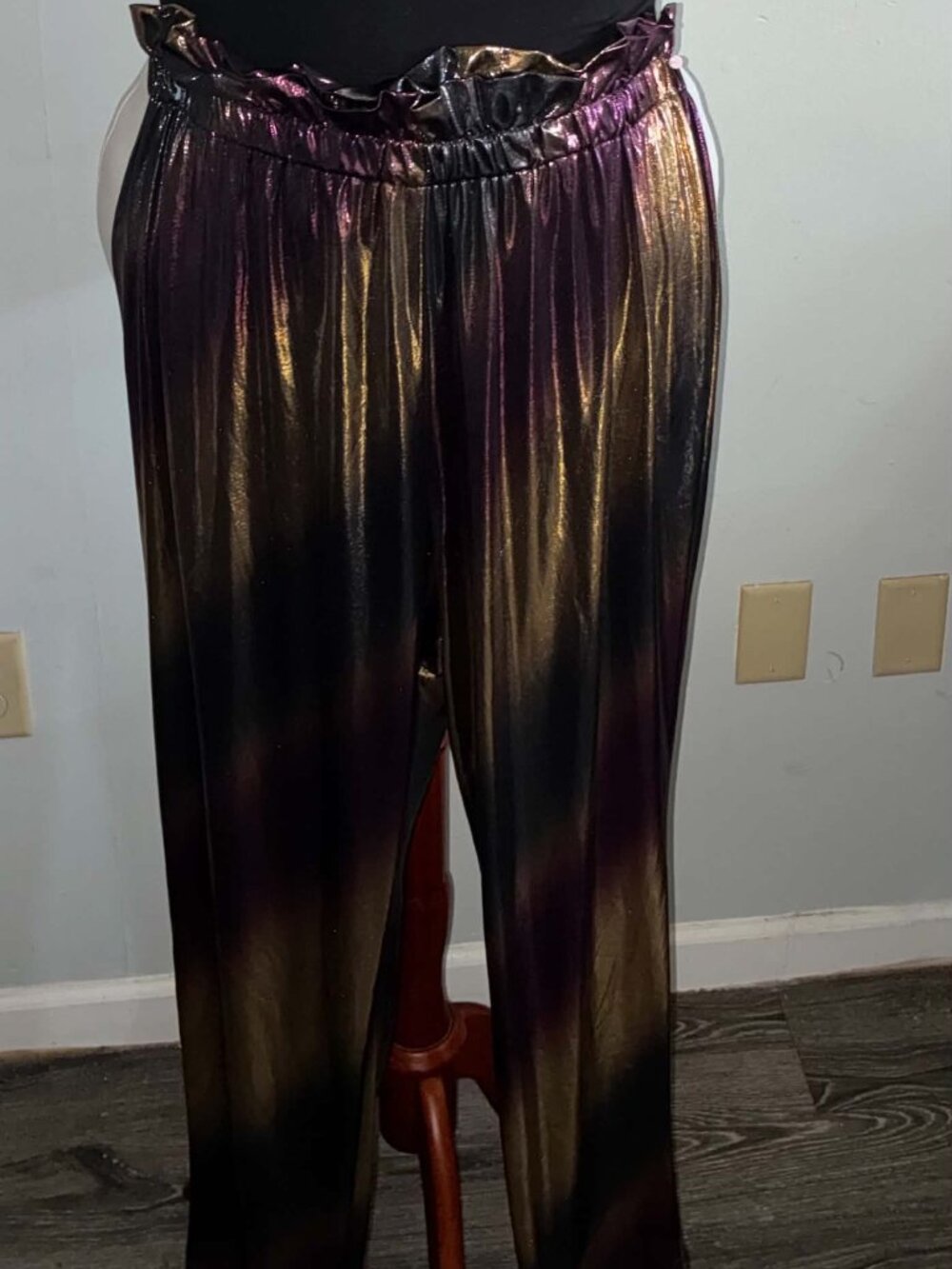 Fashion Nova “Love in the Club” Pant — Metallic Ombre — Sizes 1XL & 2XL — NWOT